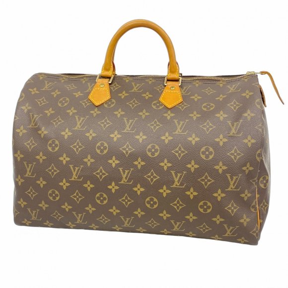 Louis Vuitton Monogram Speedy 40 Handbag M41106 Brown Women's - Picture 1 of 13